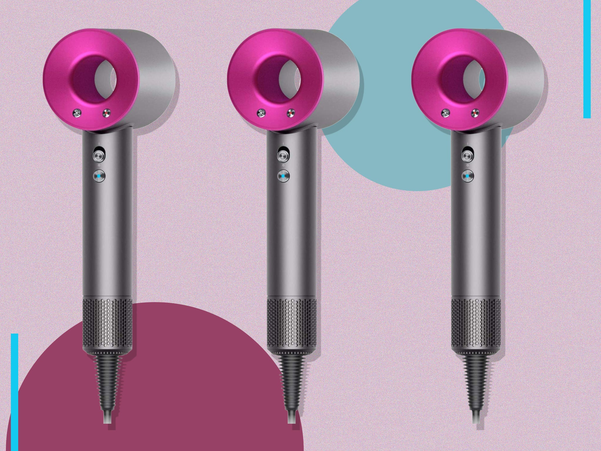 Dyson supersonic hair outlet dryer pink